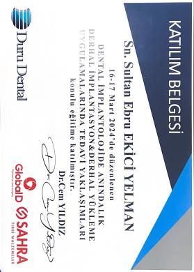 Dental İMPLANTOLOJİDE Anındalık