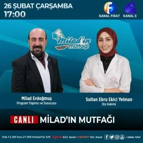 Kanal Fırat - Miladın Mutfağı Programına Konuk Olduk