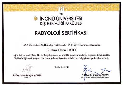 Radyoloji Sertifikası