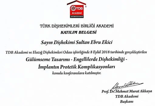 Katılım Belgesi